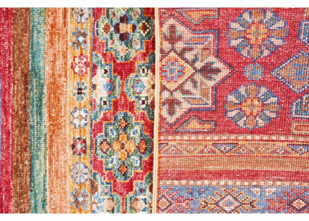 Trandional Orange and Red Rug Handknotted Area For living 3.3x3 ft - Rugs Turkey