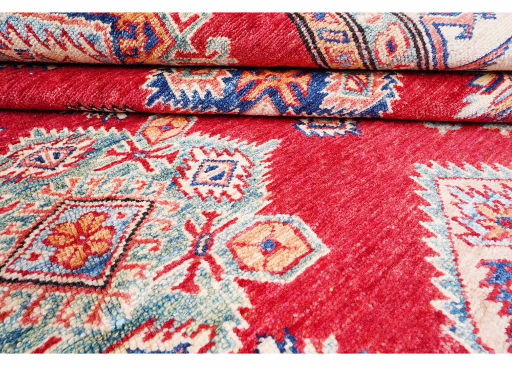 Exclusive Sherwan Hand-Knotted Red Rug Wool 9x7 ft Traditional - Rugs Turkey - Rugs Turkey