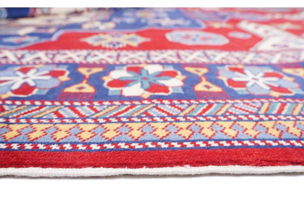 High-End RedBlue Sherwan Modern Traditional Rug 7.8x6 ft - Rugs Turkey