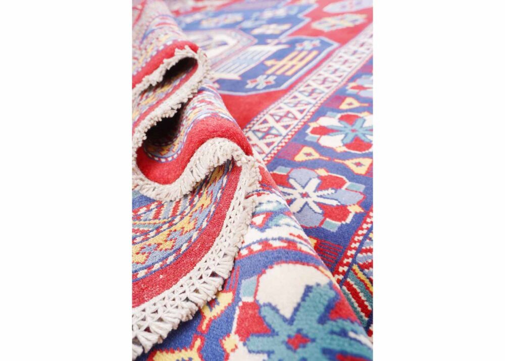 High-End RedBlue Sherwan Modern Traditional Rug 7.8x6 ft - Rugs Turkey