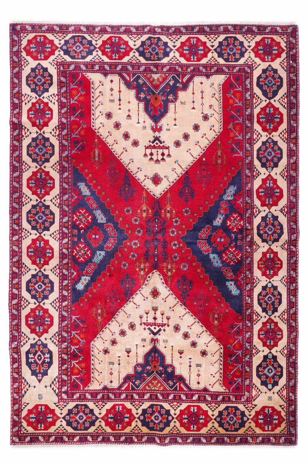 High-Quality Traditional Oriental Red Rug 9.2x6.5 ft Bilicik - Rugs Turkey