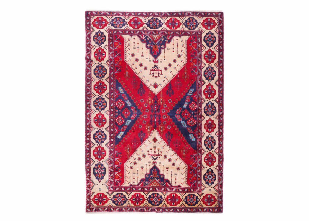 High-Quality Traditional Oriental Red Rug 9.2x6.5 ft Bilicik - Rugs Turkey