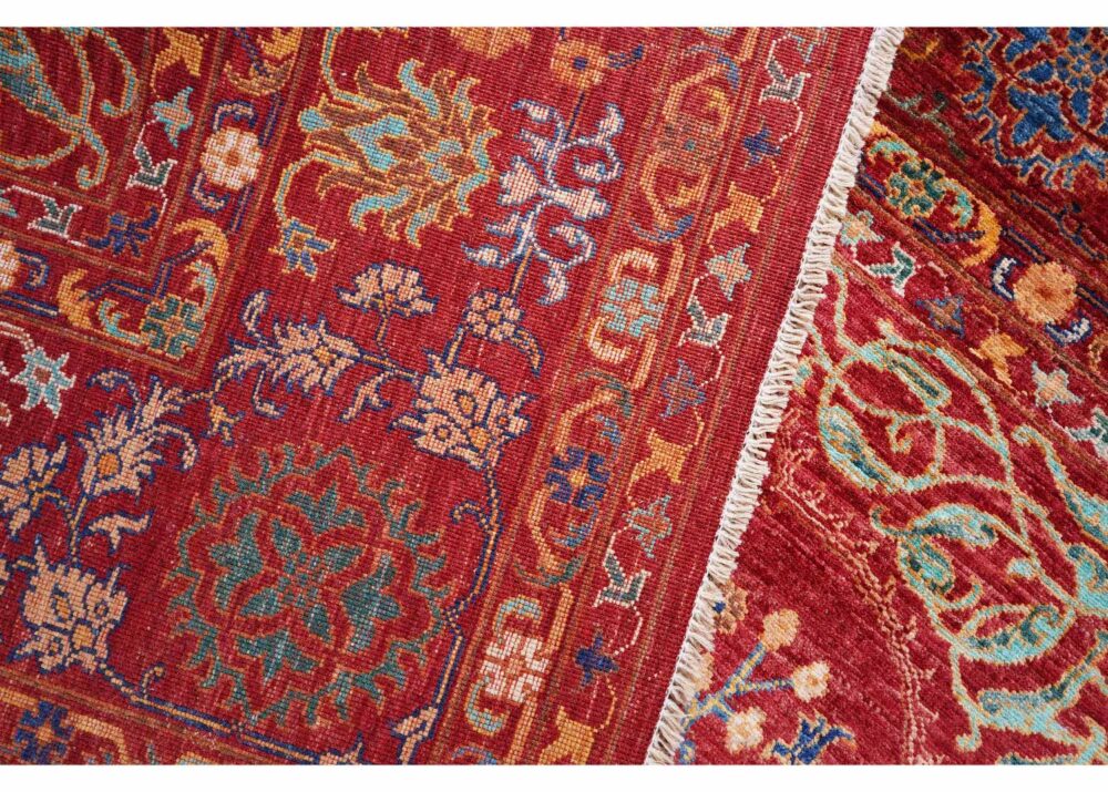 High-end Red Rug for Living Room 8x5.8 ft Traditional Memluk - Rugs Turkey