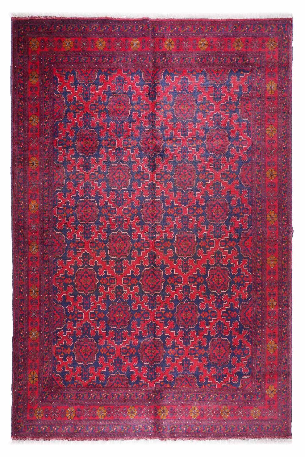 High-end Red Wool Carpet 9.4x6.5 ft Traditional Bilicik Rug - Rugs Turkey