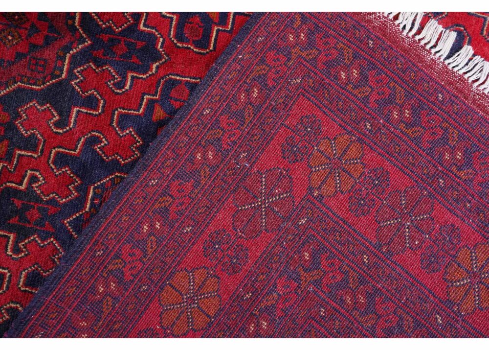 High-end Red Wool Carpet 9.4x6.5 ft Traditional Bilicik Rug - Rugs Turkey