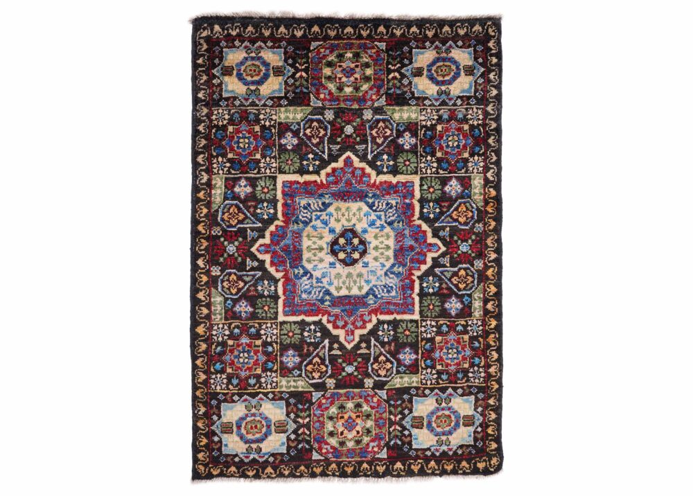 High-end Small Area Rug - Brown-Red Traditional Memluk 3x2 ft - Rugs Turkey