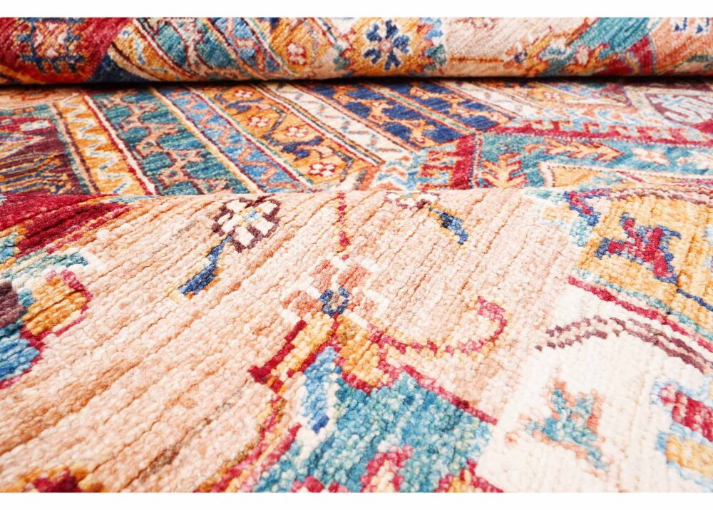 High-end Traditional Horcan Multicolored Rug - 7.9x6.3 ft Hand-Knotted - Rugs Turkey