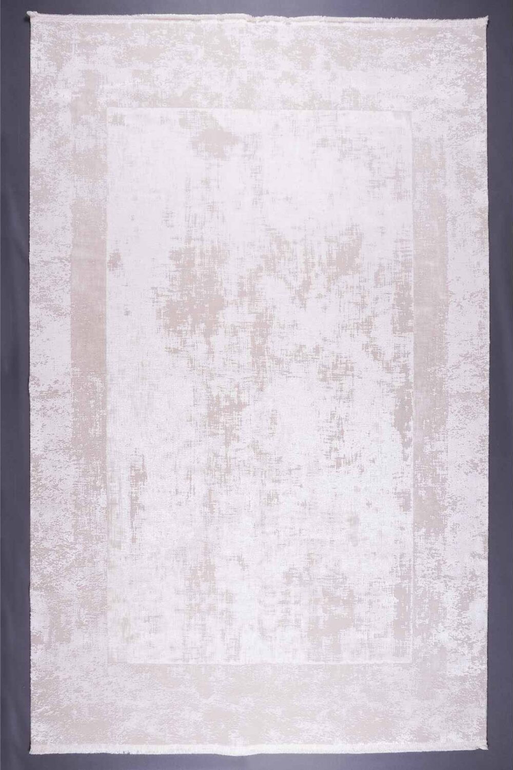 Modern Minimalist Rug Abstract Pattern Beige-Brown 6.5x9.5 ft - Rugs Turkey