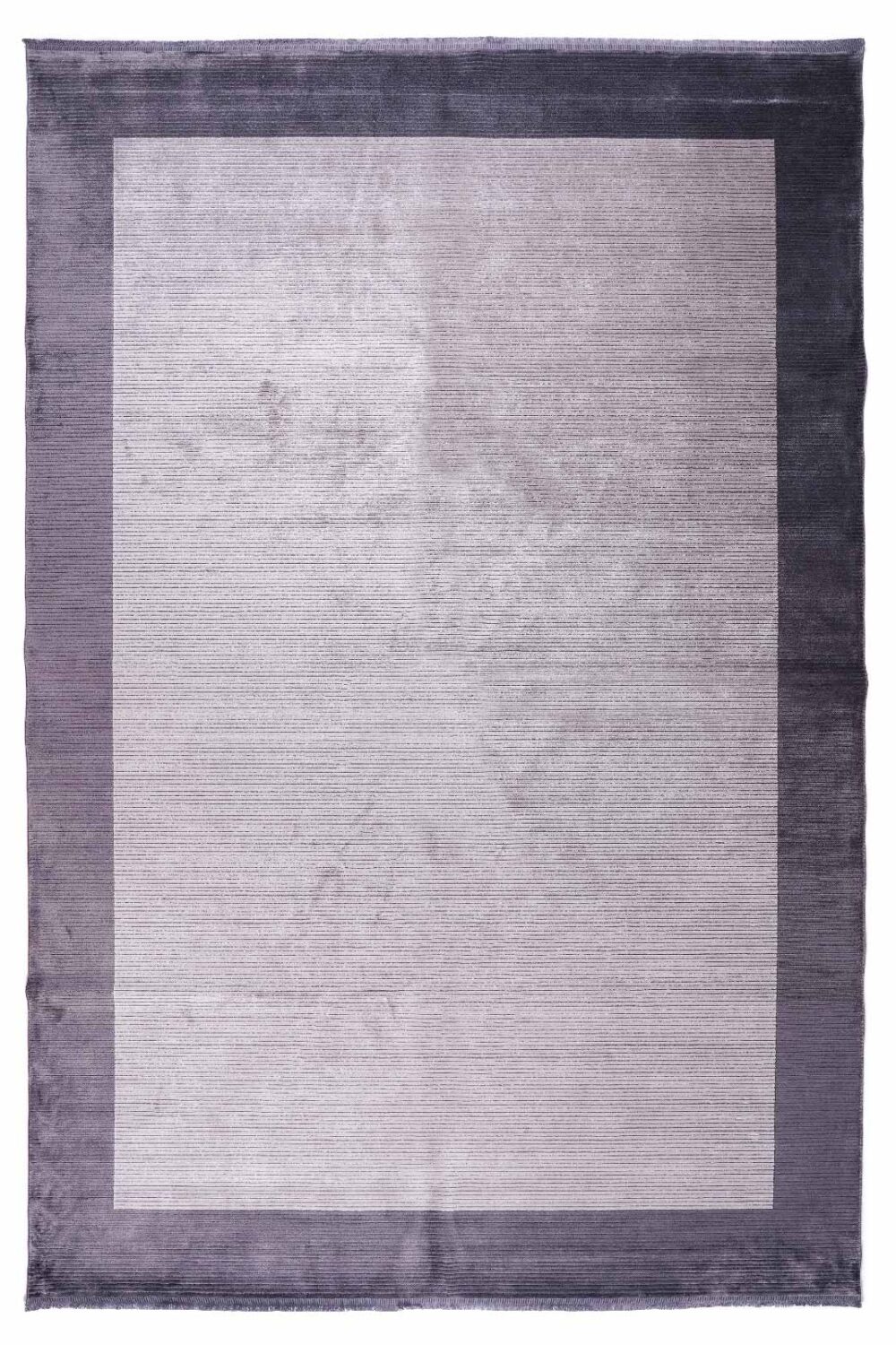 Striped Pattern Modern Kitchen Rugs Grey-Blue 6.5x9.8 ft - Rugs Turkey