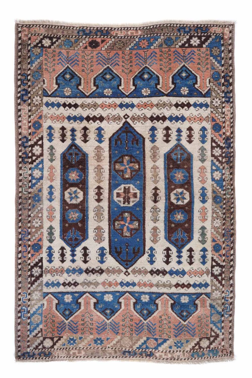 Traditional Kars Semi-Old 5x3 Rug Hand-Knotted Oriental Pattern - Rugs Turkey